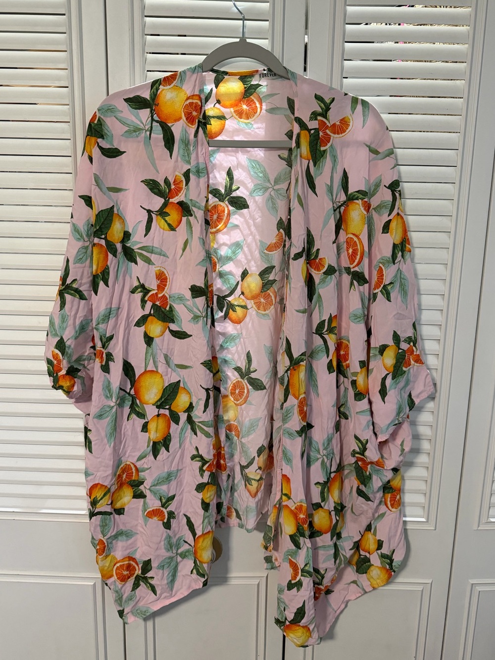 Citrus Bathing Suit Cover Up